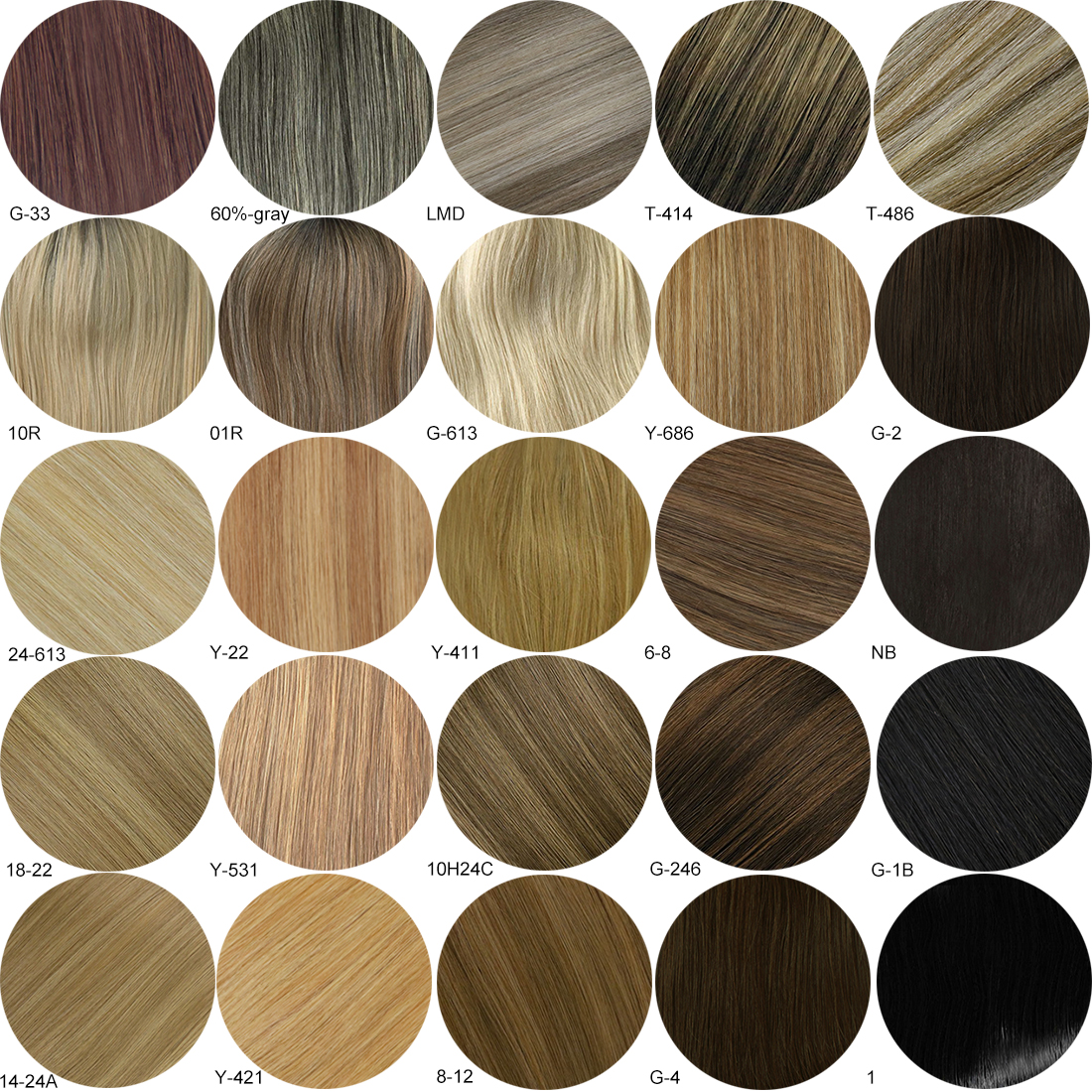 White Hair Color Chart Barta Innovations2019 Org