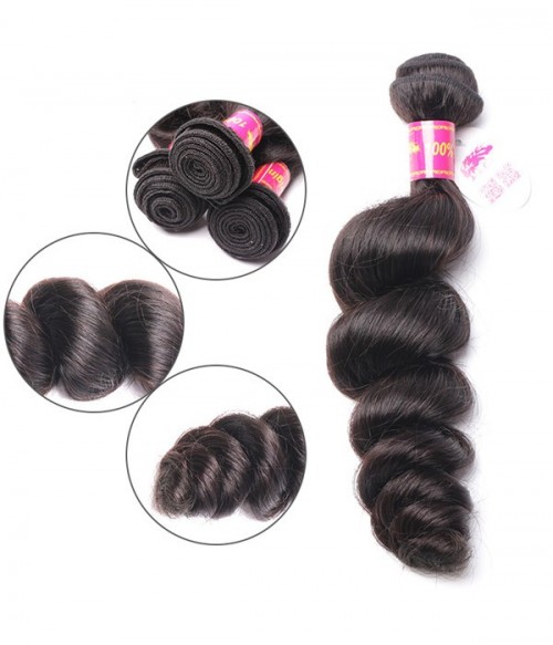 Loose Wave Brazilian Remy Human Hair Weave Uniwigs Official Site