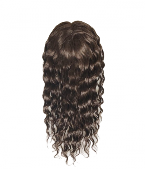 Upgrade Claire Curly Wave Virgin Remy Human Hair Topper - 6