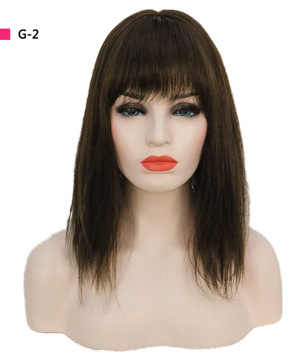 6x6 Amber Silk Top Human Hair Topper With Bangs Uniwigs ® Official Site 1787