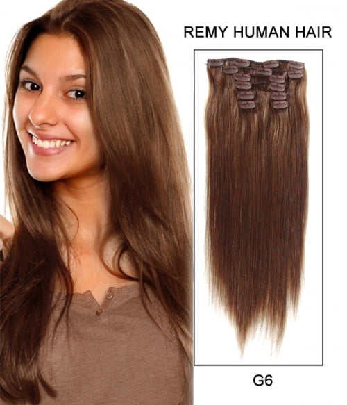 22 8 Pieces Straight Clip In Virgin Remy Human Hair Extension E82203 Uniwigs ® Official Site 0348