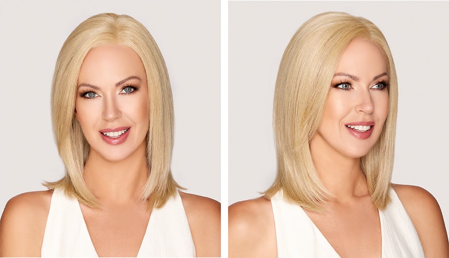 Blonde Real Tress Blend Momo Top Wig 100% Handtied