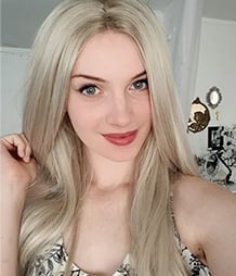 Blondie | Platinum/ Icy Blonde Long Synthetic Lace Front Wig